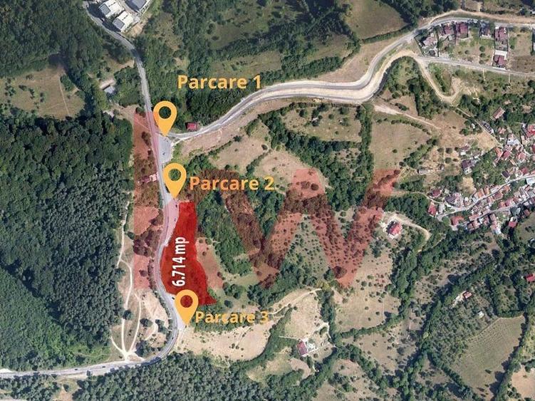 Teren cu priveliste superba si deschidere la drumul de Poiana Brasov