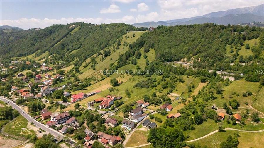 Teren 1.450 mp intravilan, la DN, cu priveliste de carte postala, Bran, Moieciu, - 4