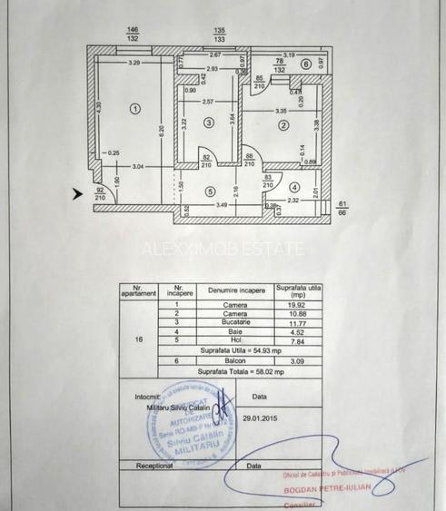 Apartament de Vanzare  - 2 camere - 59 mp utili - POPESTI LEORDENI - 13