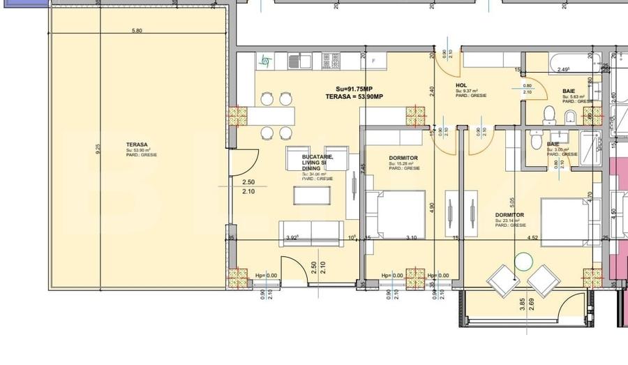 Apartament cu 2 camere, bloc nou, RATE, zona Centrală - 7