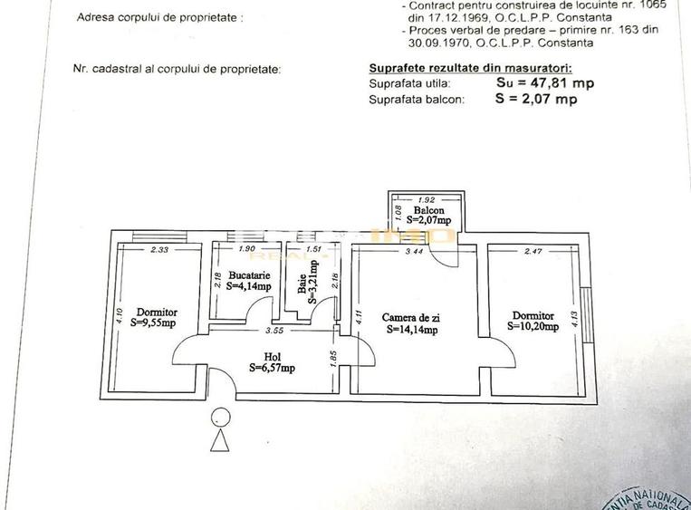 City Parc Mall - Apartament 3 camere, mobilat - utilat modern