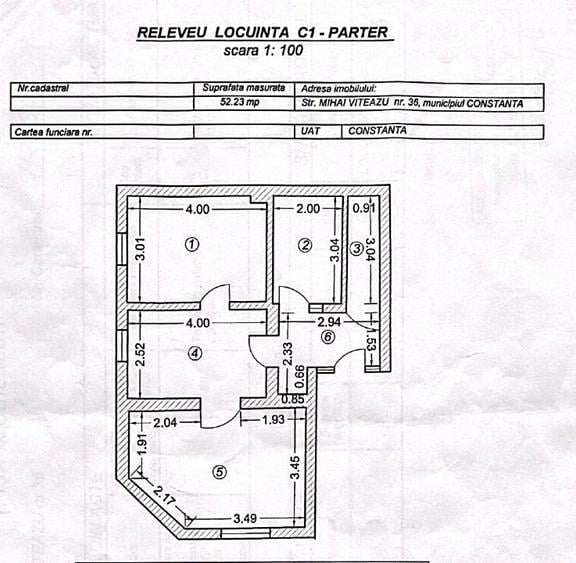 Casă 3 camere renovată complet, ultracentral, lângă Tomis M