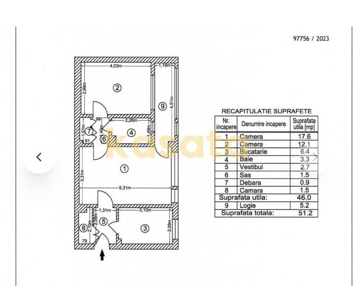 APARTAMENT 2 CAMERE | MATEI VOIEVOD | ETAJ 4/10 | CREDITABIL |