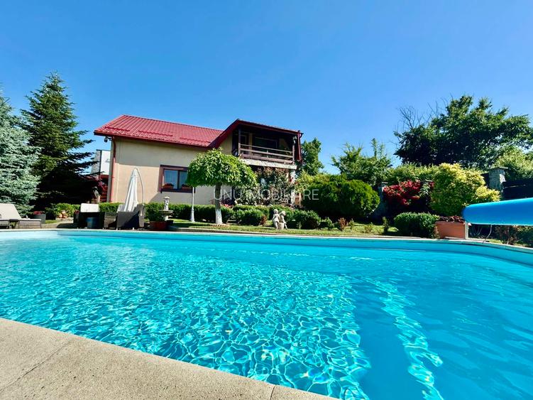 Vila de lux 310 mp construiti, cu piscina 40mp, Bucium Iasi, 1500mp teren, garaj foisor livada - 38