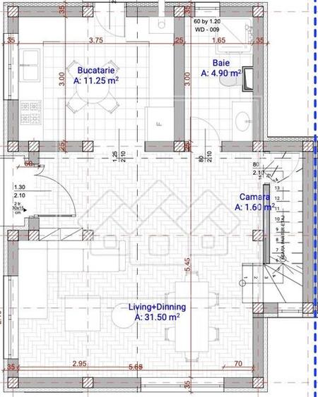 Casa tip duplex in Selimbar, 4 camere, 200 mp teren