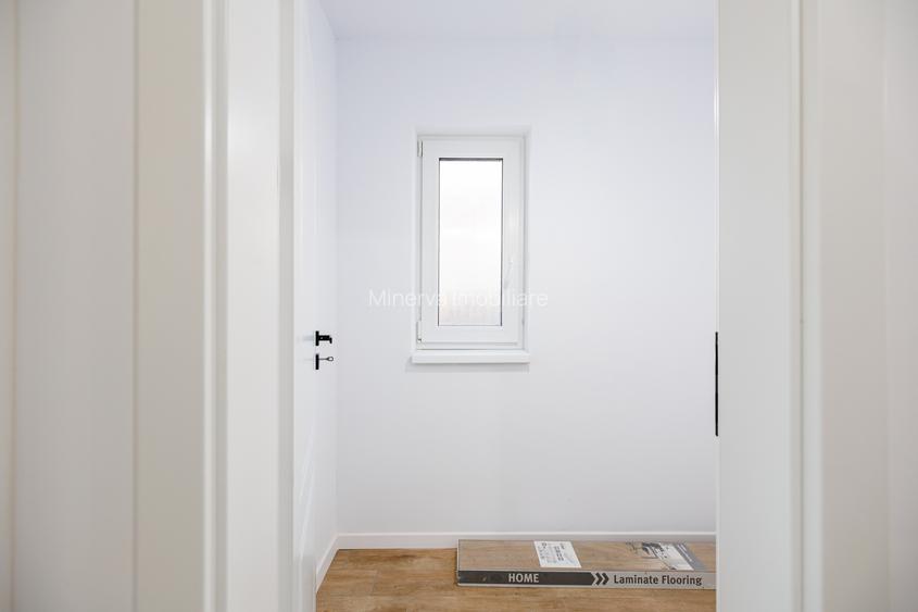 Duplex P+E în Moșnița Nouă, 3 dormitoare, 3 bai, teren 403 mp. Comision 0%
