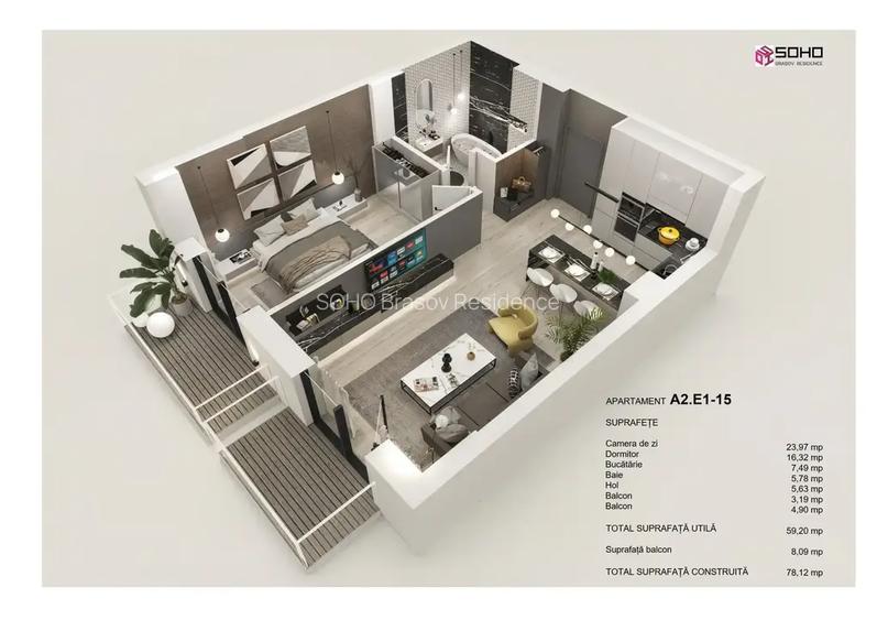 Apartament 2 camere