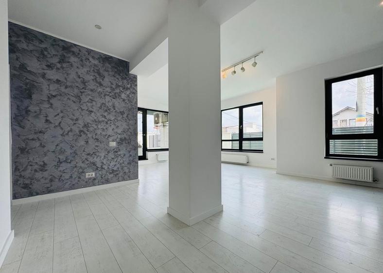 Apartament de 3 camere, parcare, curte, nemobilat, Millo Residence Pipera