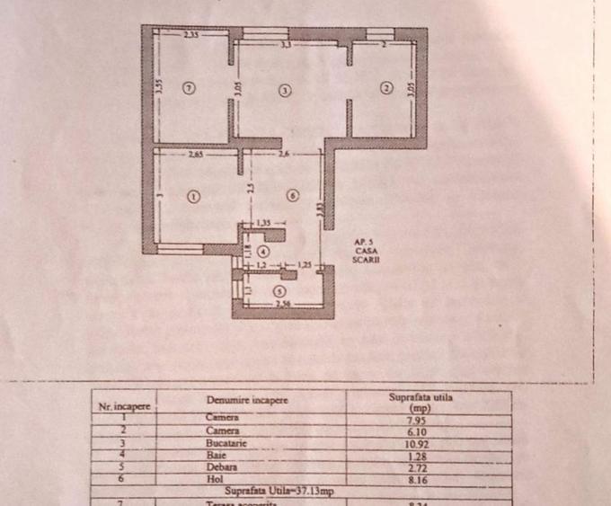CENTRAL 2 CAMERE 119 000 LOC PARCARE REZERVAT