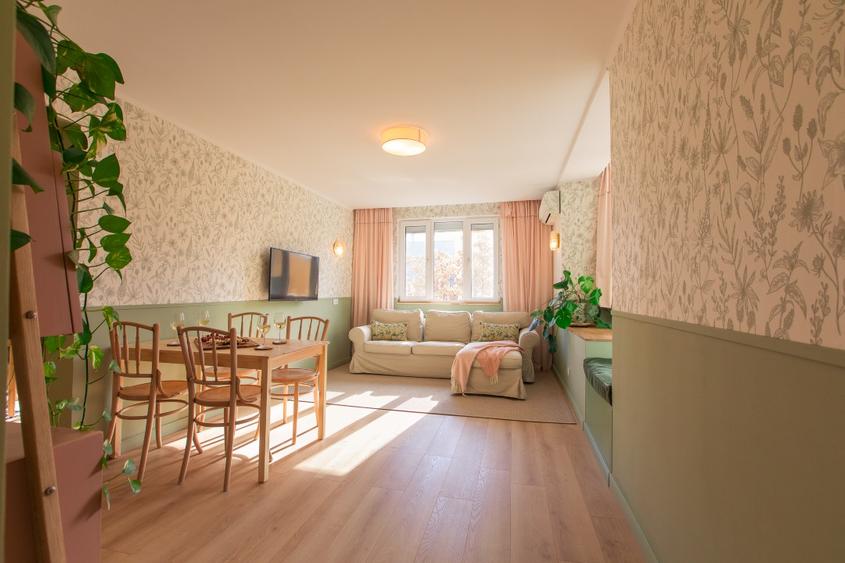 Cismigiu 3 camere complet renovat bloc 1975