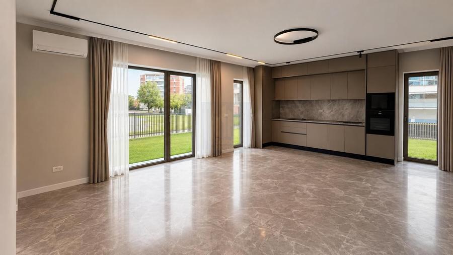 Apartament premium cu grădină privată de 135 mp | Green Lake Sisesti