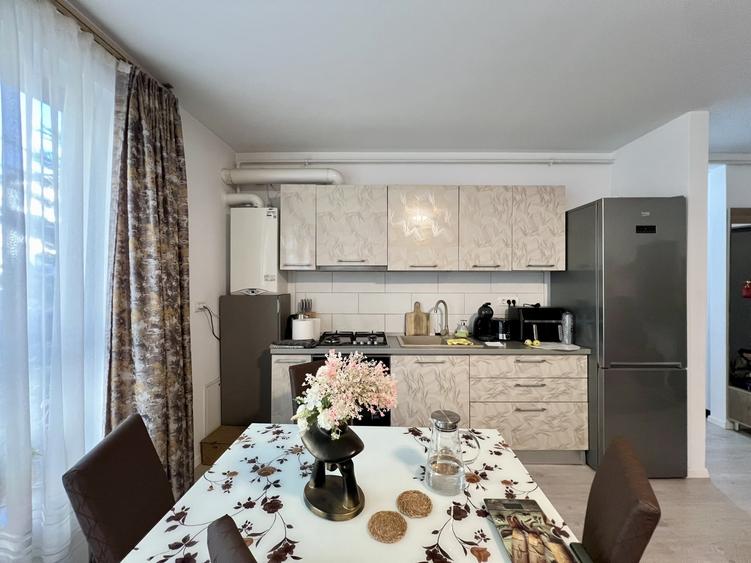 Apartament 2 camere, open-space, 52 mp utili, parter - Giroc