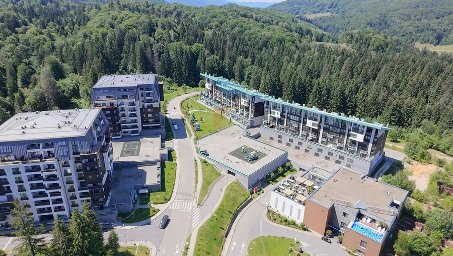 Apartament tip loft cu șemineu, situat în Silver Mountain Resort