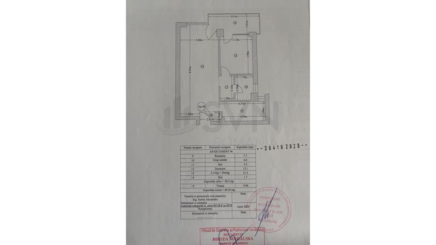 REA1029205 Apartament 2 camere I Barbu Vacarescu
