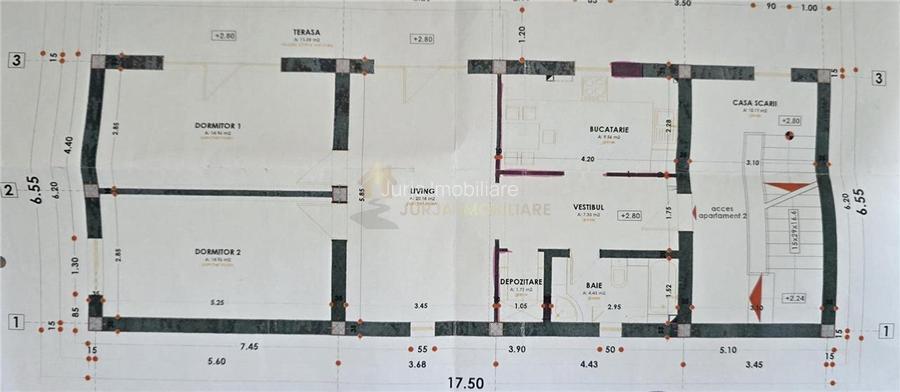 APARTAMENT 3 CAMERE 96 MP GARAJ  ANDREI MURESANU - 1