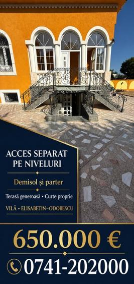 Vilă cu teren generos și curte amenajată