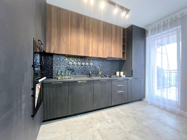 Penthouse modern, vedere panoramica Denya Forest