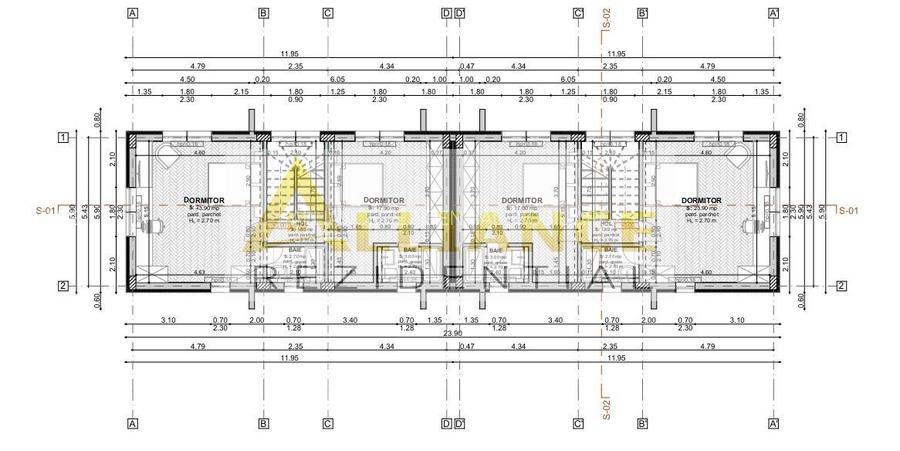 Vila P+1+M | 5 camere - 4 bai | Primarie Popesti
