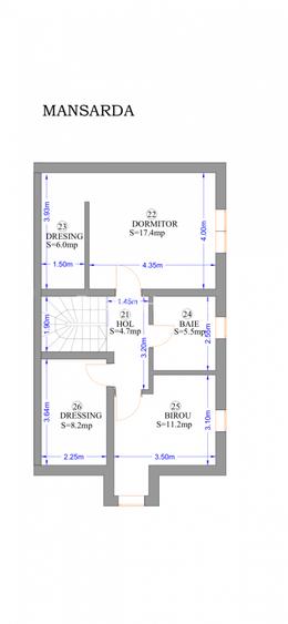 Duplex modern cu 4 camere | 111 mp utili | Dressing | Mosnita - 12