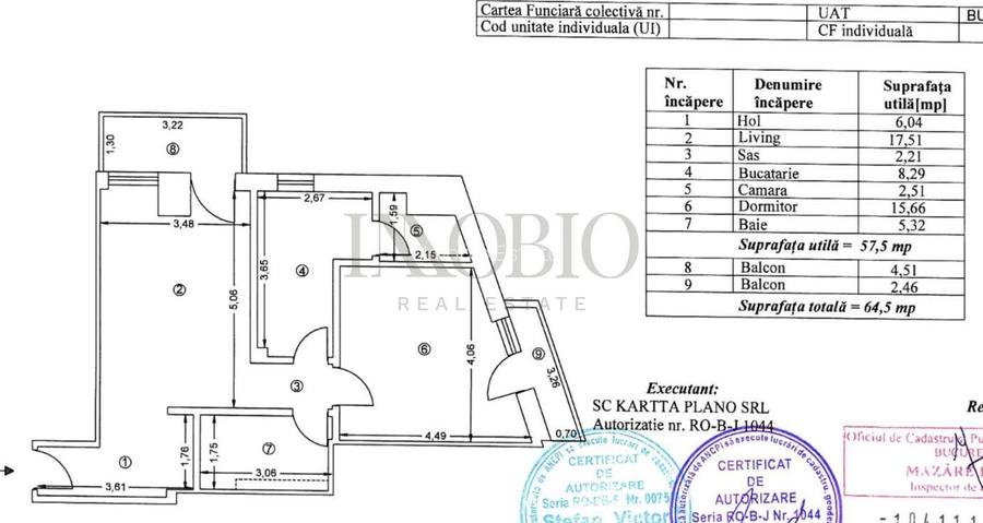 Apartament 2 Camere  | Sisesti | Peak Residence - 12