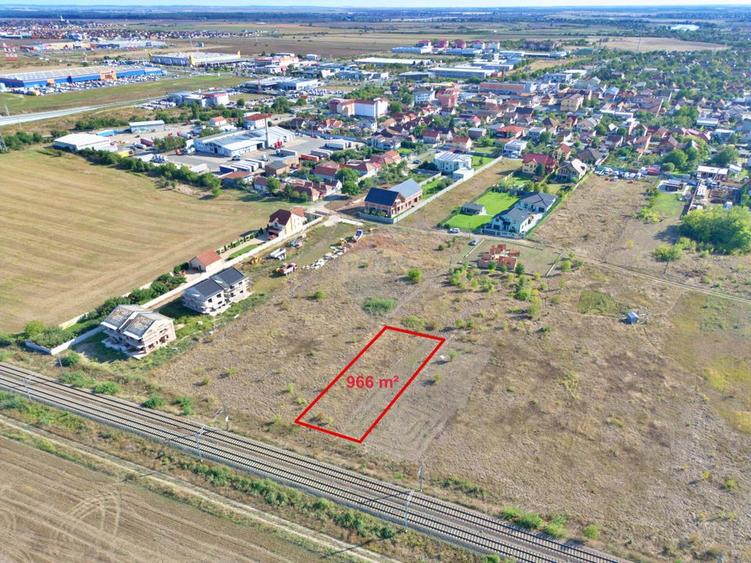 Teren intravilan 966 mp, Micalaca – zonă în dezvoltare