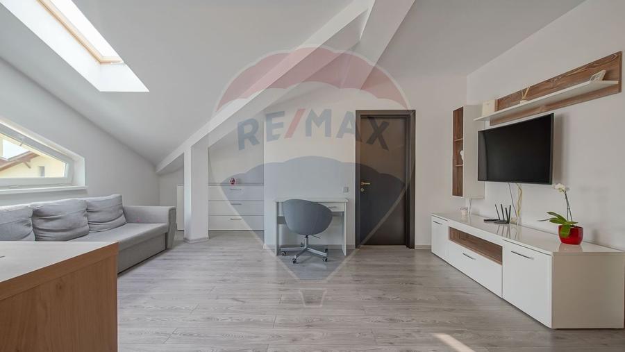 Apartament 2 camere, 53 mp, open space, mobilat&utilat, Sânpetru