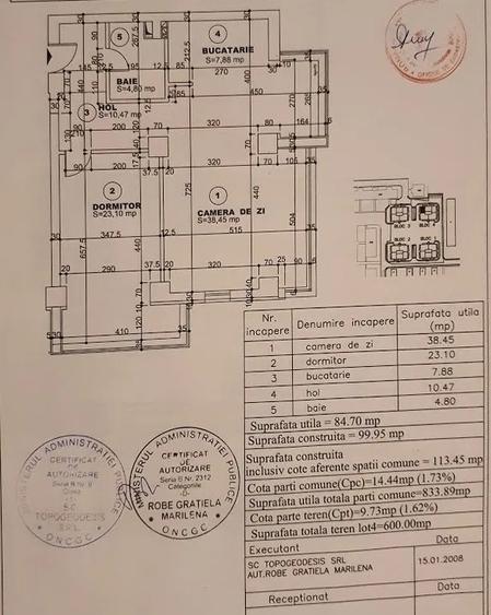 Nicolae Grigorescu-Noor Residential-apartament 2 camere