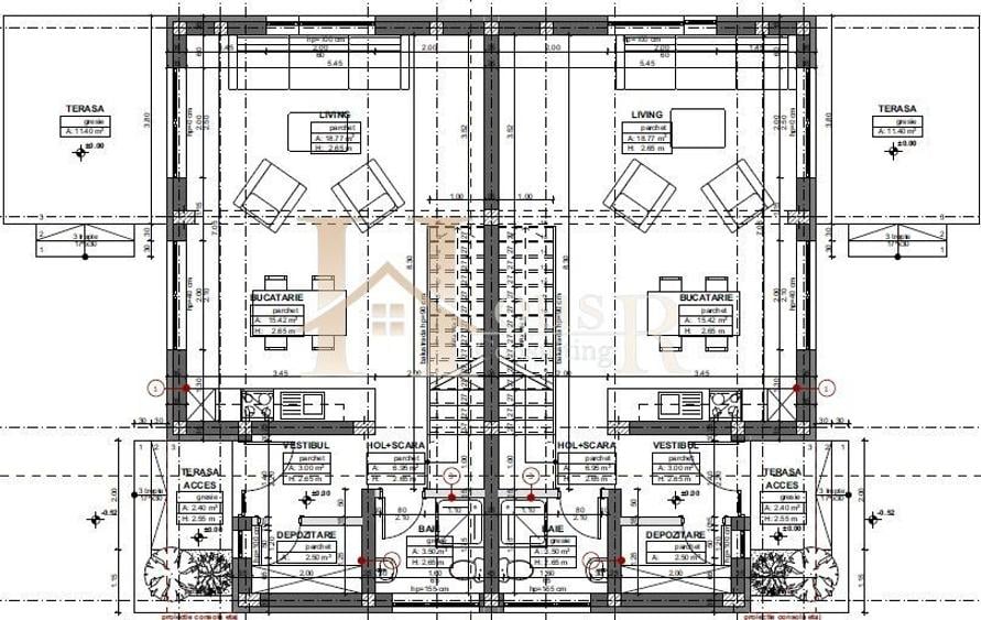 Duplex cu 3 dormitoare in Giroc. La asfalt.