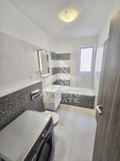 Apartament cu 3 camere si 2 bai, mobilat si utilat in Giroc la parter. - 12