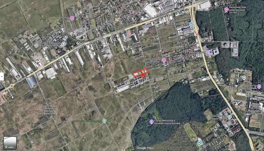 Teren intravilan PUZ+Utilitati, 1ha, zona Padurea Baneasa