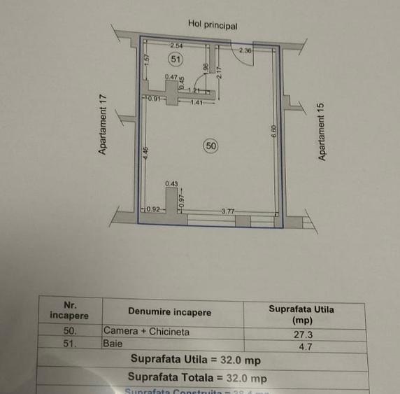 Studio 32 mp - Mamaia Nord - 59.900 euro (cod E2+E7)