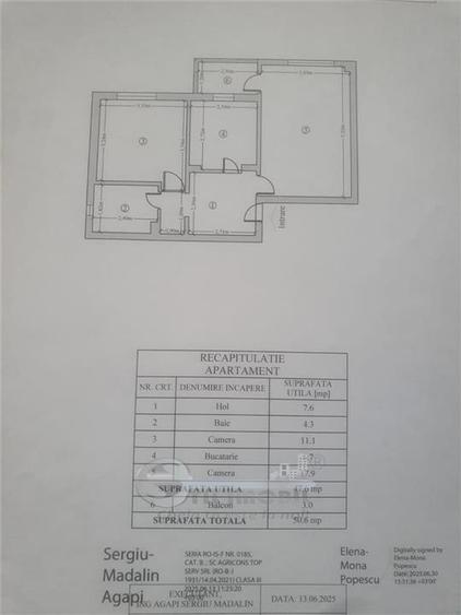 Apartament 2 Camere - Nicolina 2, Geam la baie