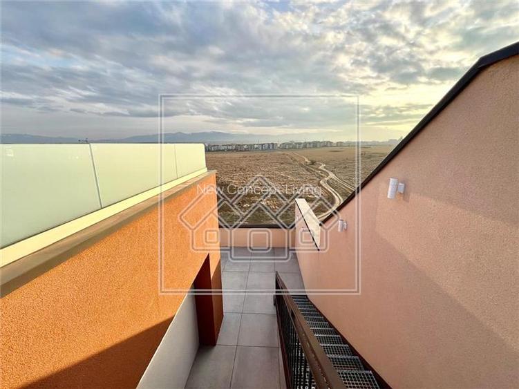 Penthouse modern - 3 camere, 2 terase de 191 mp, bloc nou, lift - 11
