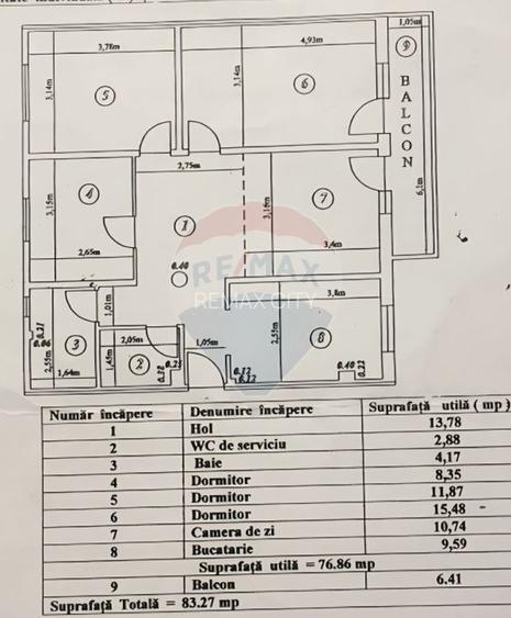 Apartament cu 4 camere de vânzare în zona Maratei - 24