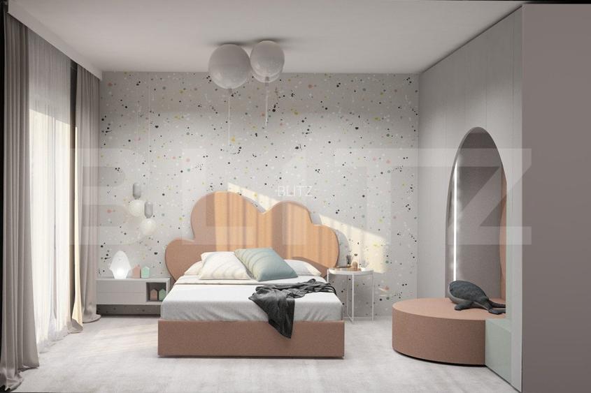 Casa individuala la rosu, 400 mp, 4 camere, P+M, zona Stupini - 8