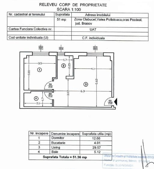 Apartament 2 camere, de vacanta sau pentru investitie, zona Clabucet, Predeal