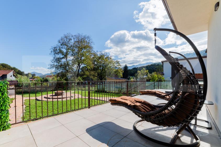Vila de lux de inchiriat, 240 mp, 800 mp teren, zona Noua