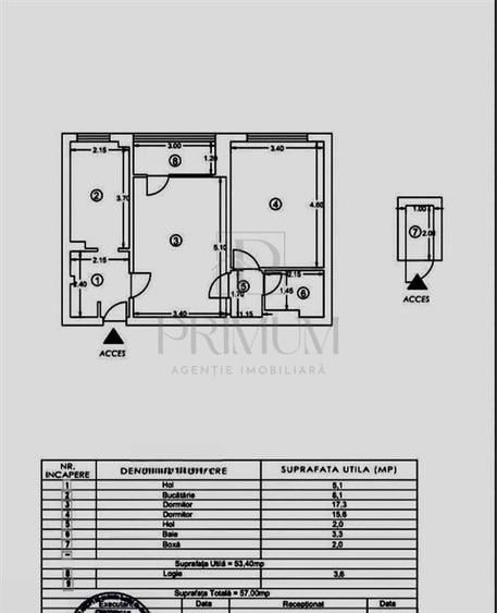 OLIMPIA - 2 CAMERE - CENTRALA PROPRIE - LIFT