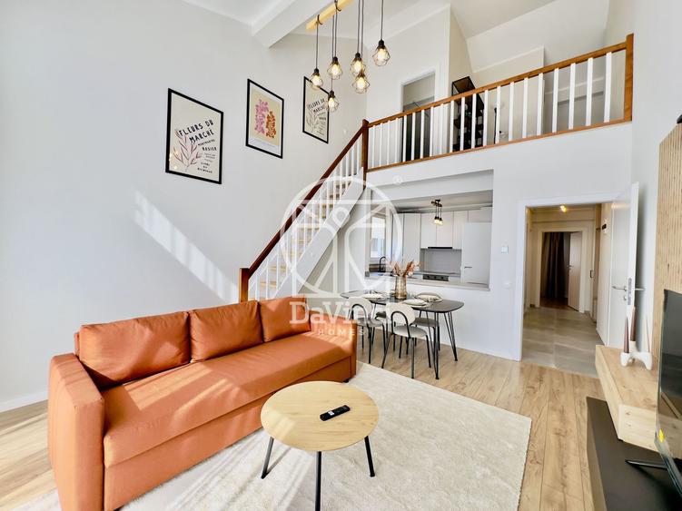 Penthouse 4 camere - mobilat si utilat - intabulat, aer conditionat