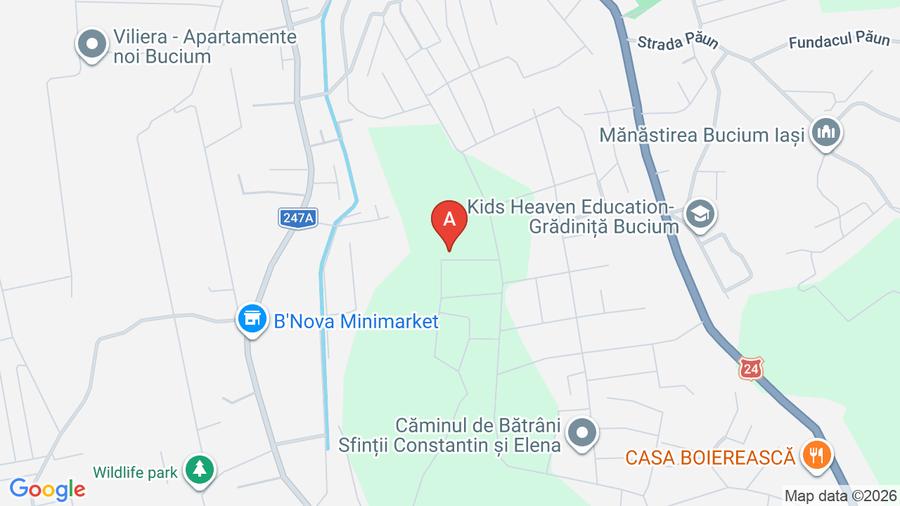 Apartament 2 camere, decomandat, 56 mp, etaj 1 – Bucium, Iași