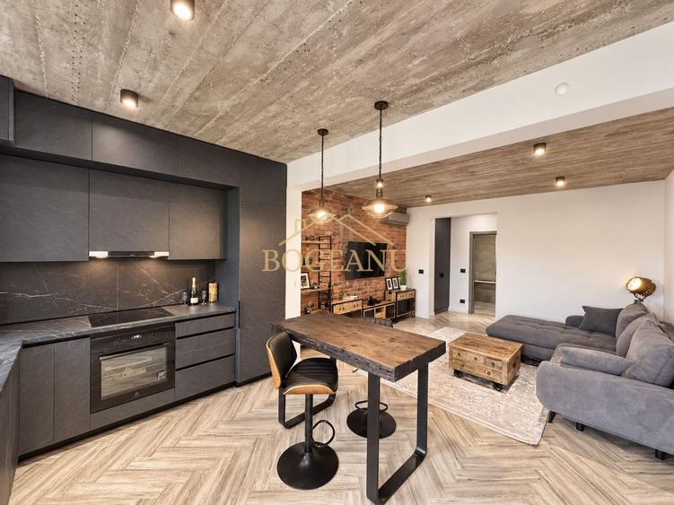 BG202-Apartament LUX 2 camere, mobilat,design industrial,parcare GIROC