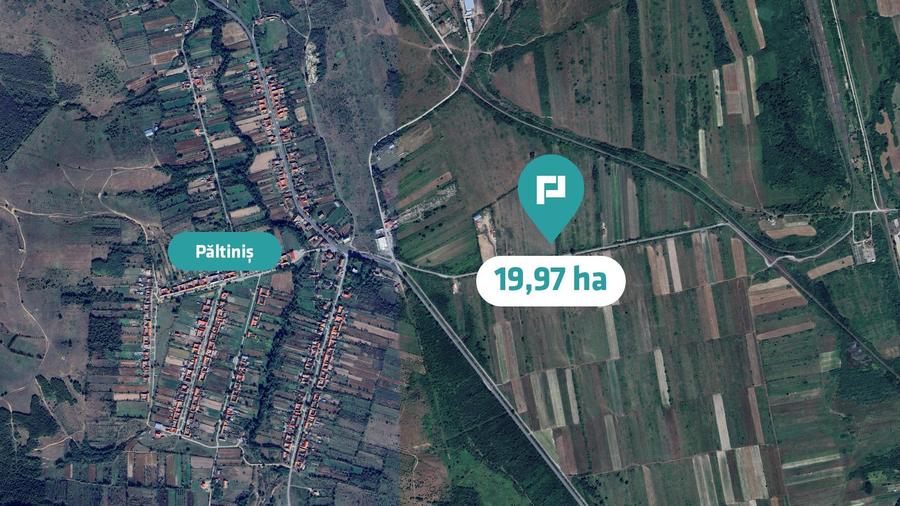 Teren extravilan agricol de 20 ha lângă Caransebes