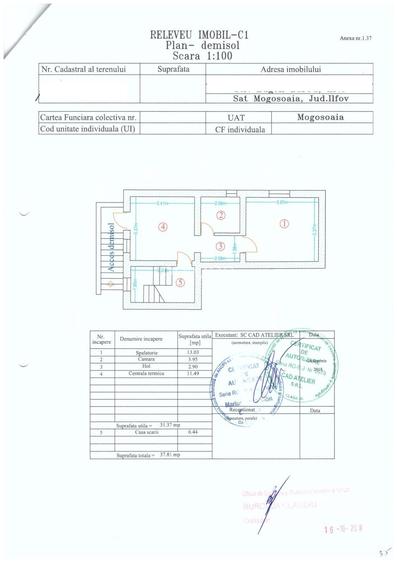 Mogosoaia,apr.lac,toate utilitatile,S+P+Em,individuala,rustica,cocheta,semineu - 33