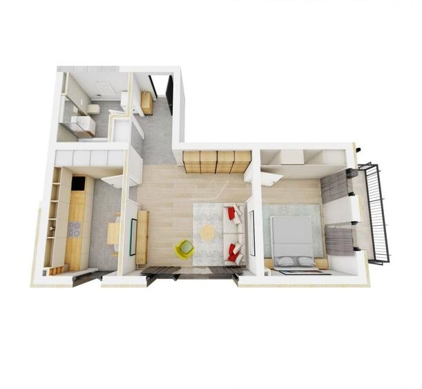 COMISION 0! Etaj intermediar. Bucatarie inchisa. Lift. Loc de parcare.
