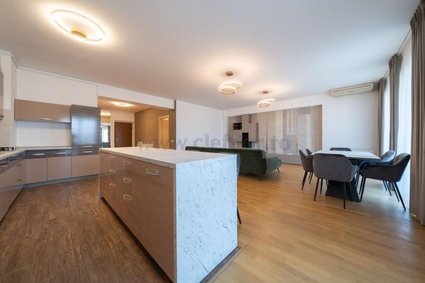 Herastrau - Soseaua Nordului apartament cu 4 camere de inchiriat, vedere libera