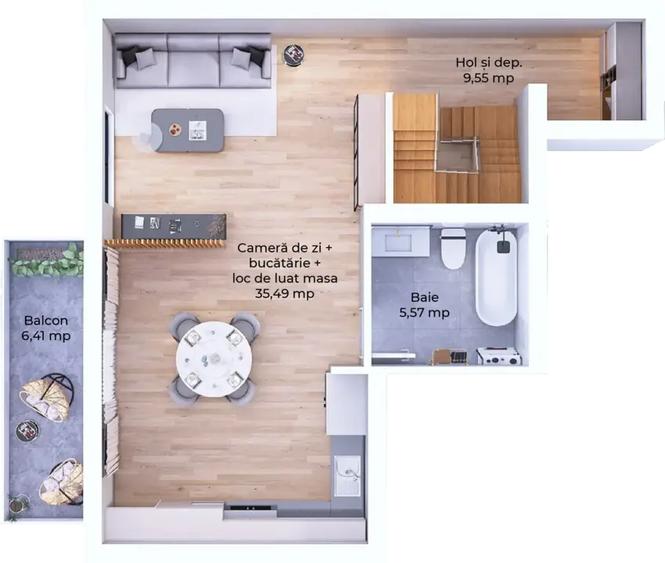 Apartament 2 camere in Avantgarden3 Brasov