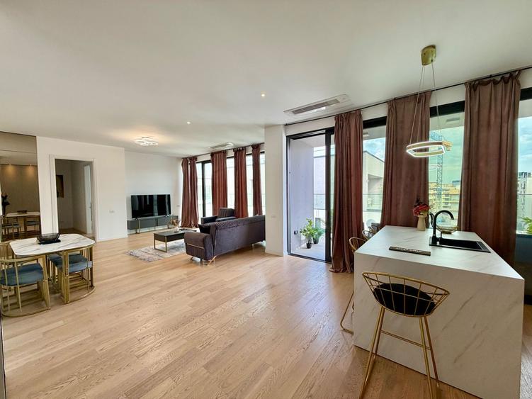 Penthouse premium de închiriat | WIN Herăstrău | 4 camere | Terasă de 50 mp
