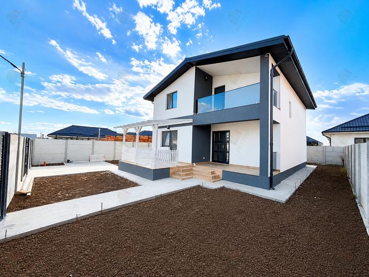 Casă individuală P+1E, 4 camere | 3 bai - teren 350 mp