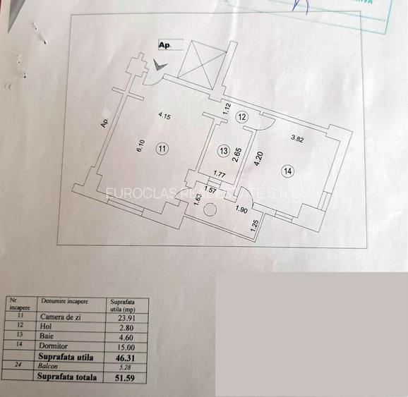 Apartament 2 camere de lux - zona Km.5 - 130.000 euro(Cod E8) - 9