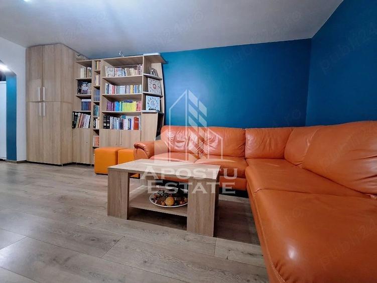 Apartament decomandat,4 camere,2bai,etaj 1 Lipovei,mobilat si utilat